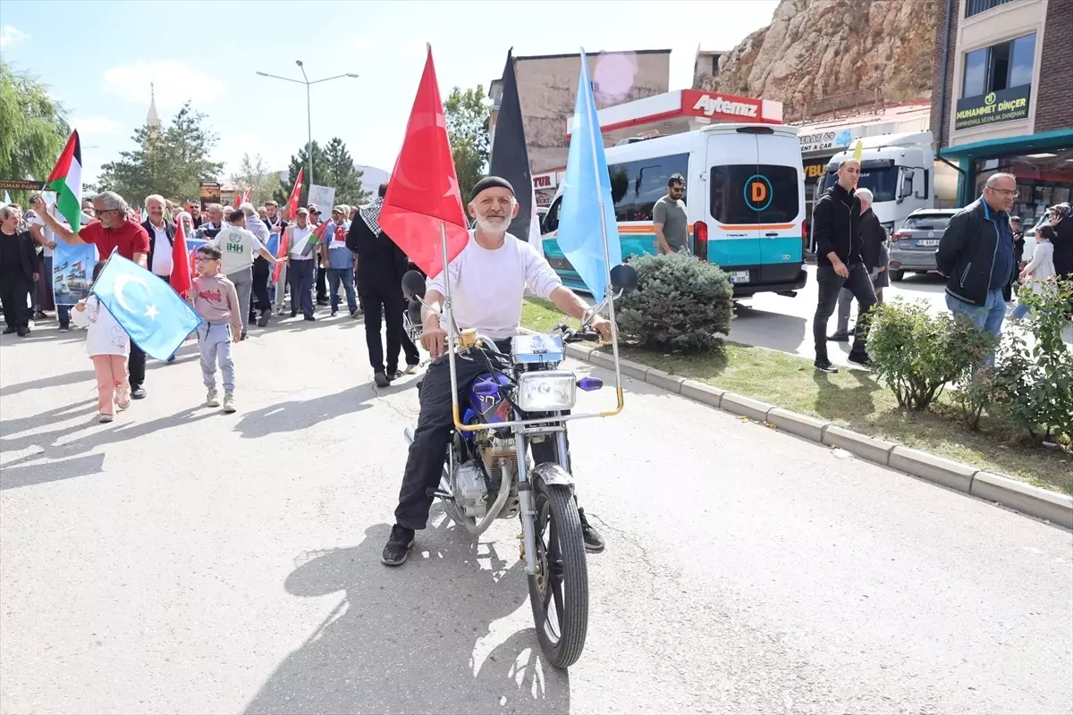 ordu ve bayburtta filistine destek yuruyusu HvGhMHDq