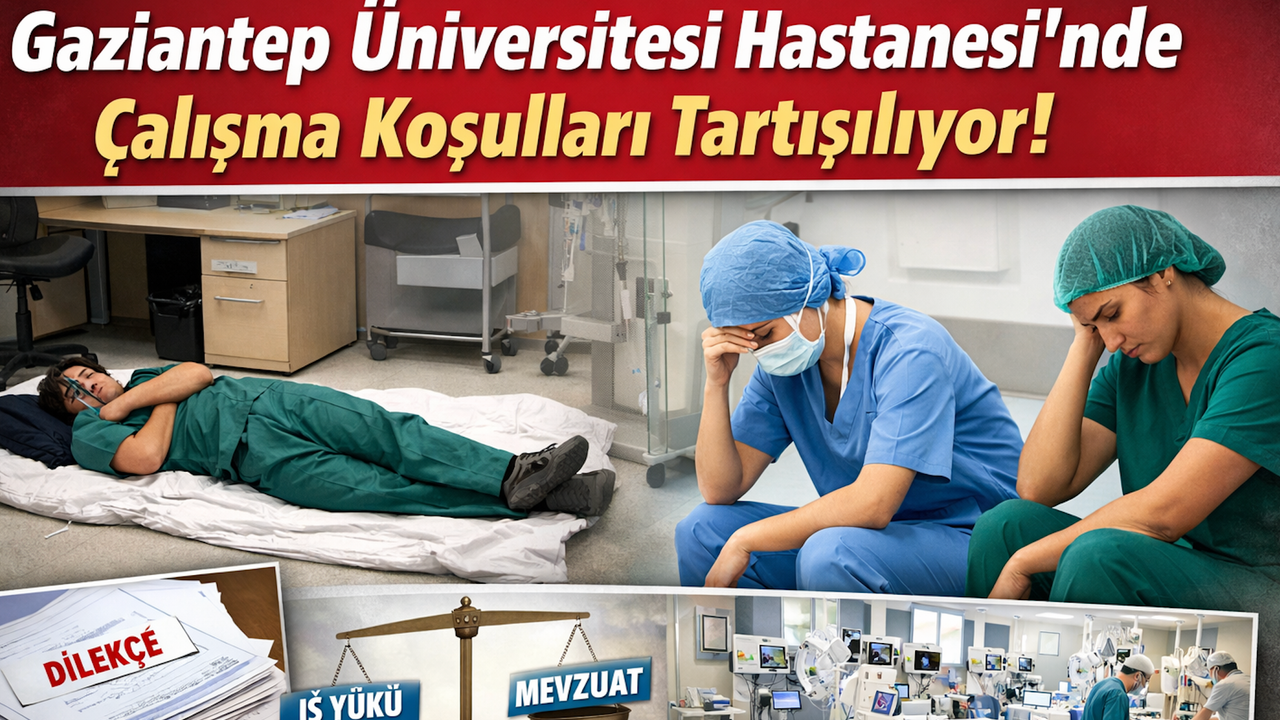 Gaziantep Üniversitesi Hastanesi’nde Çalışma Koşulları Tartışılıyor!