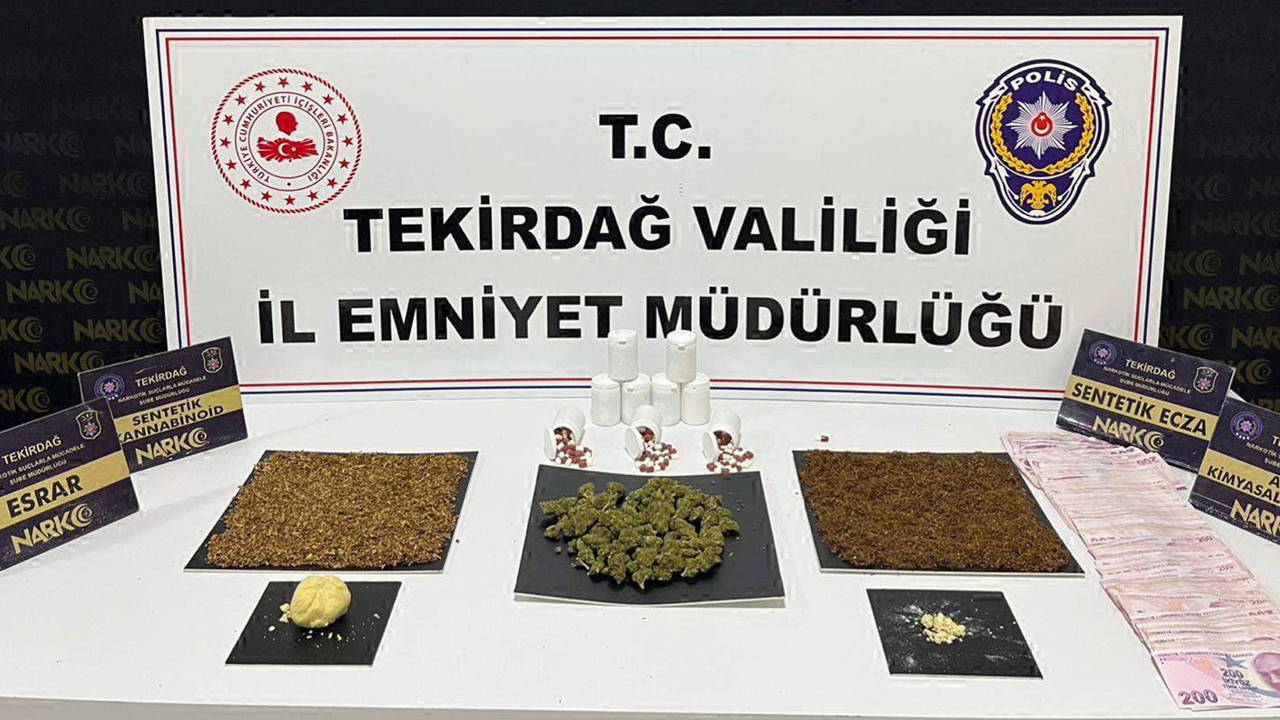 Tekirdağ’da Uyuşturucu ile Mücadele: 10 Kişi Tutuklandı